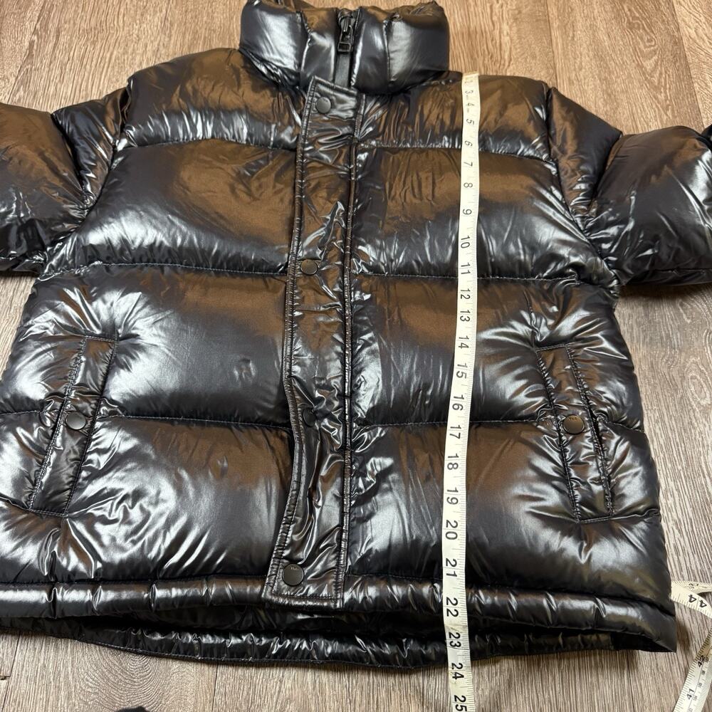 TNA Aritzia The Super Puff Shorty CliMATTE Jacket Black S **Missing Hoodie** - Picture 6 of 16